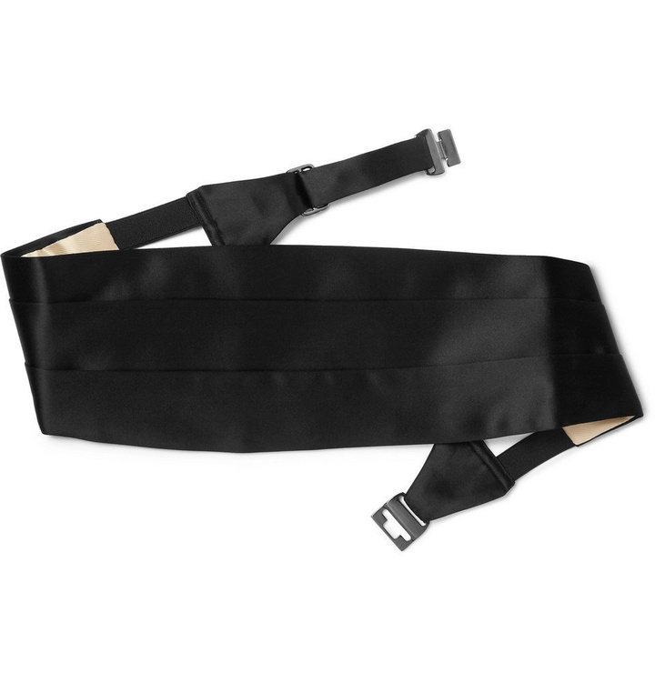 Photo: TOM FORD - Silk-Satin Cummerbund - Men - Black