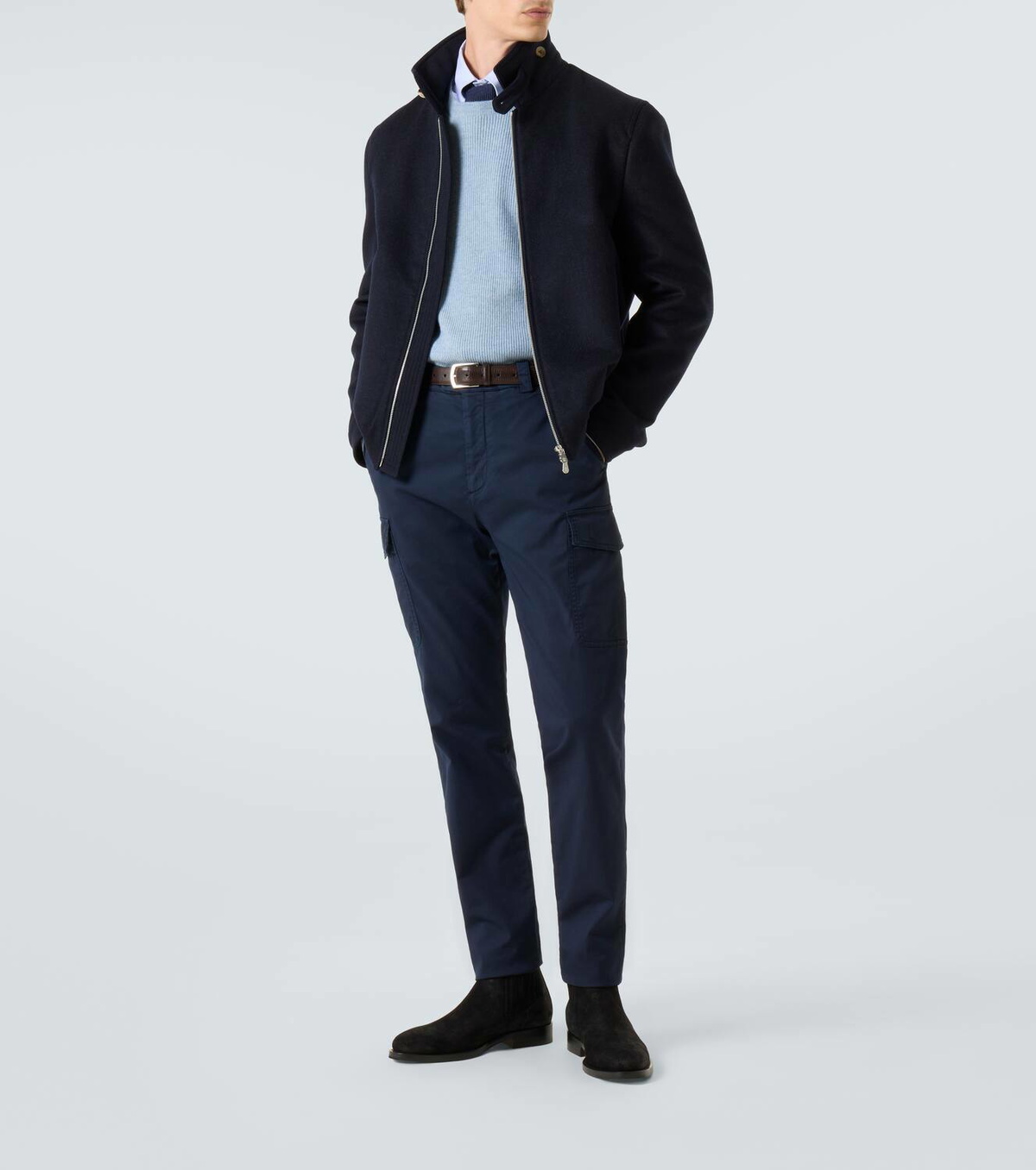 Brunello Cucinelli Wool blouson Brunello Cucinelli
