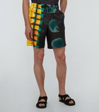 Dries Van Noten - Printed swim shorts