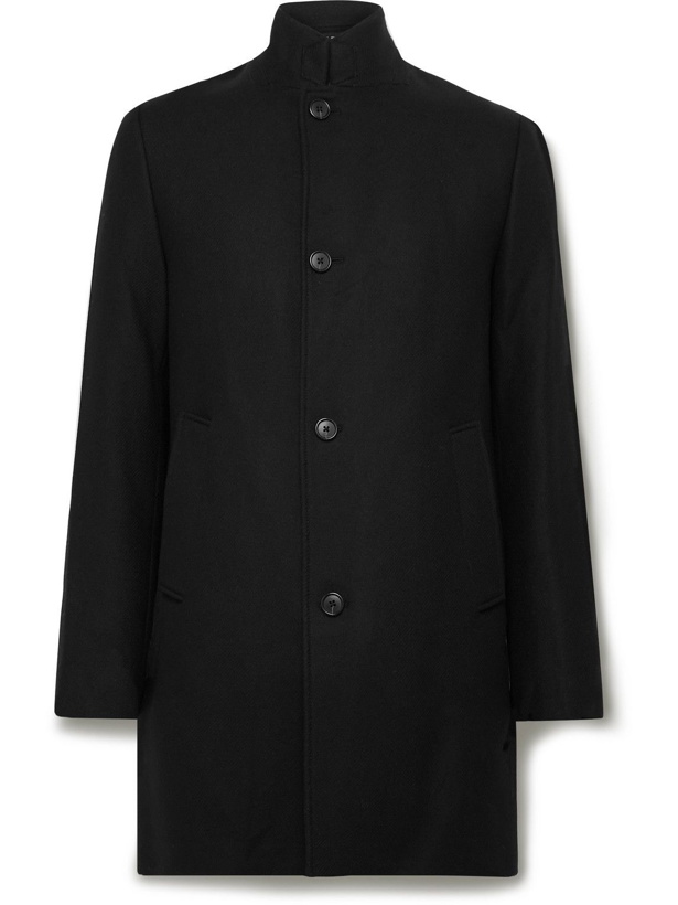 Photo: Club Monaco - Loukas Wool-Blend Flannel Coat - Black