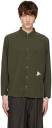 and wander Khaki Base Shirt