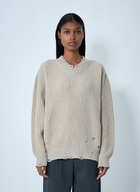 MM6 Maison Margiela Distressed Sweater