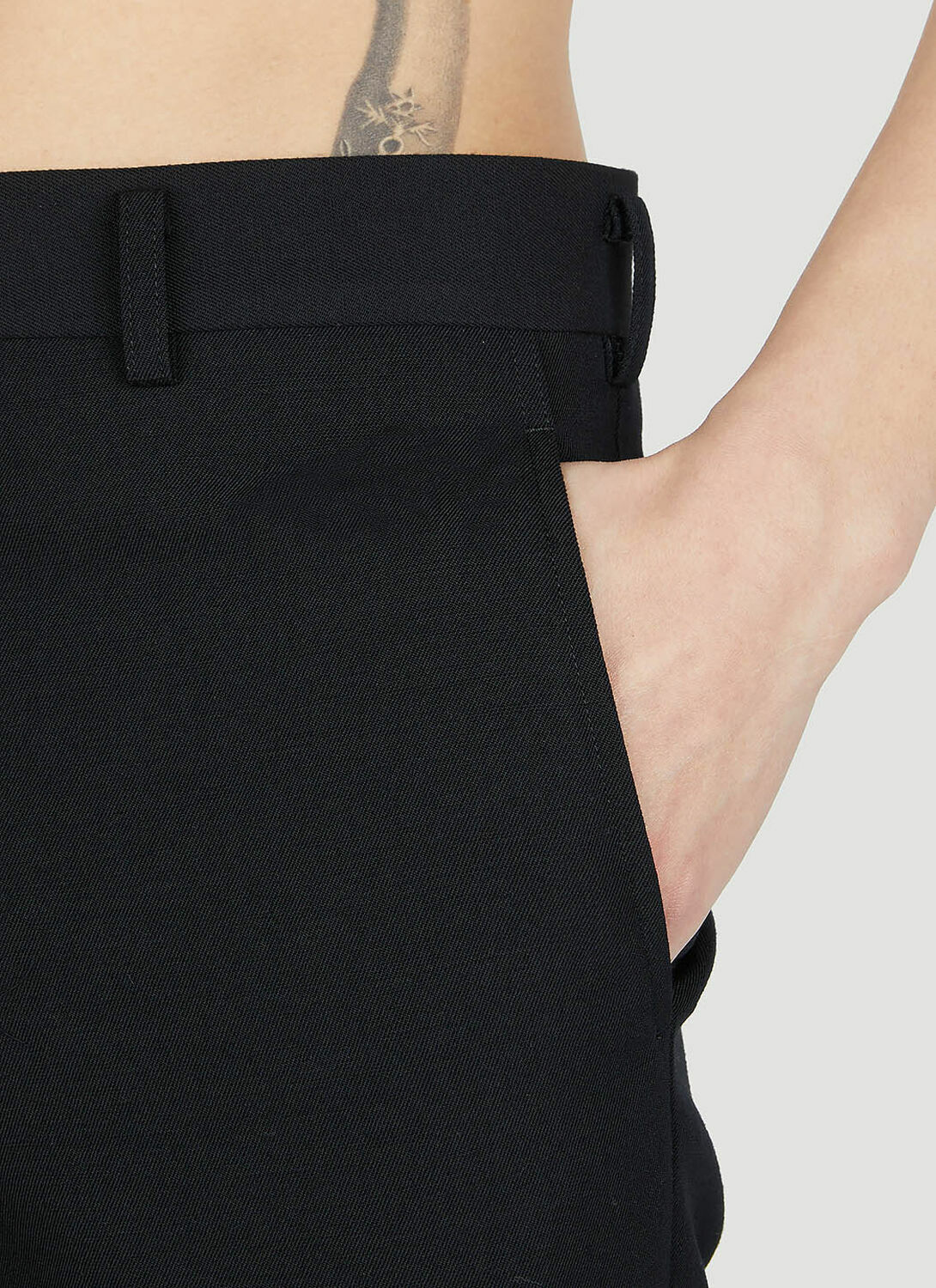 Comme Des Garçons Homme Plus Zip Motif Pants