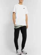 Nike - Logo-Embroidered Cotton-Jersey T-Shirt - White