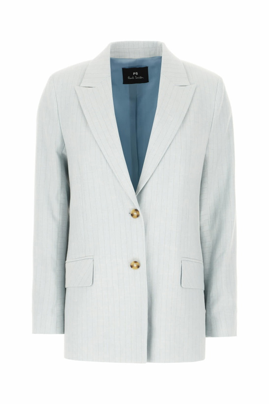 Photo: Paul Smith Embroidered Cotton Blend Blazer