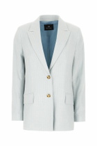 Paul Smith Embroidered Cotton Blend Blazer