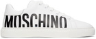 Moschino White Serena Low-Top Sneakers