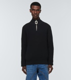 JW Anderson - Half-zip cotton sweater