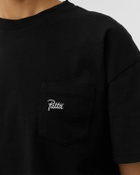 Patta  Basic Boxy Pocket T Shirt Black Shortsleeves