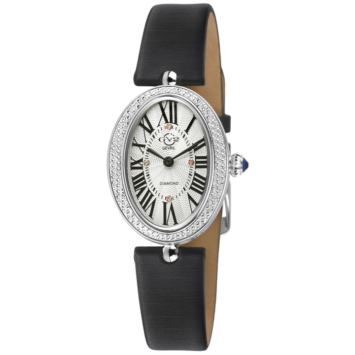 Photo: GV2 by Gevril Piazza Navona Quartz White Dial Ladies Watch 14810.1