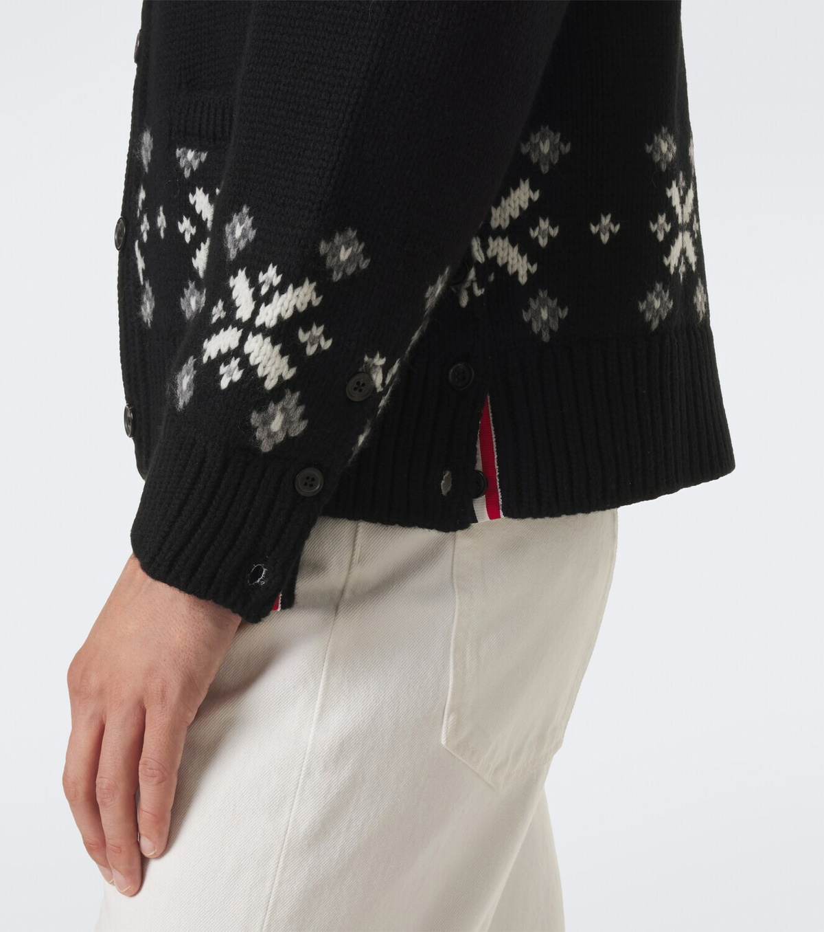 Thom Browne Fair Isle intarsia cashmere cardigan
