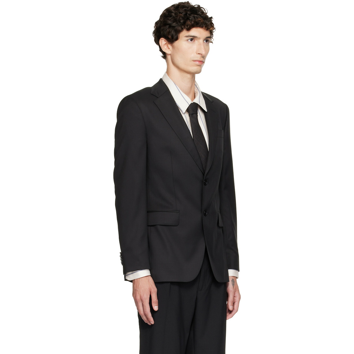BOSS Black Slim-Fit Virgin Wool Serge Blazer