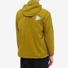 And Wander Men's Pertex Wind Jacket in Yellow Green
