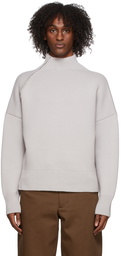 Jacquemus Grey La Maille Jannu Turtleneck