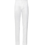 Rubinacci - Luca Slim-Fit Slub Linen Trousers - Men - White
