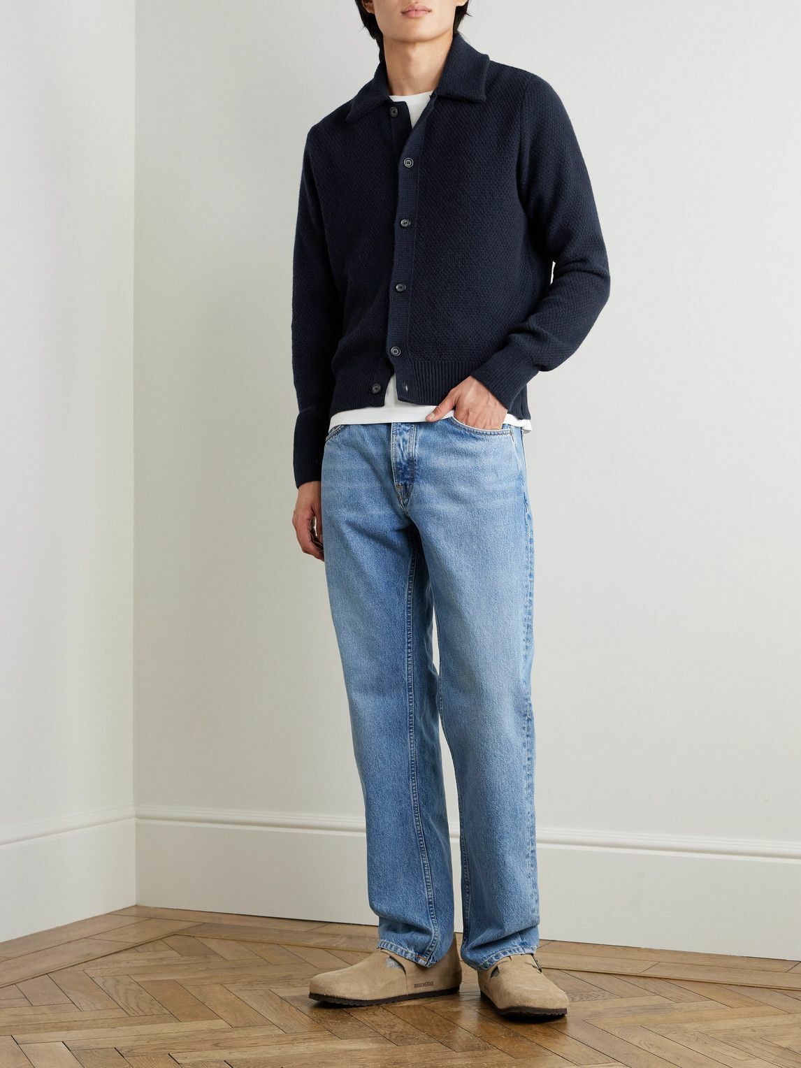 Oliver Spencer - Britten Wool Cardigan - Blue