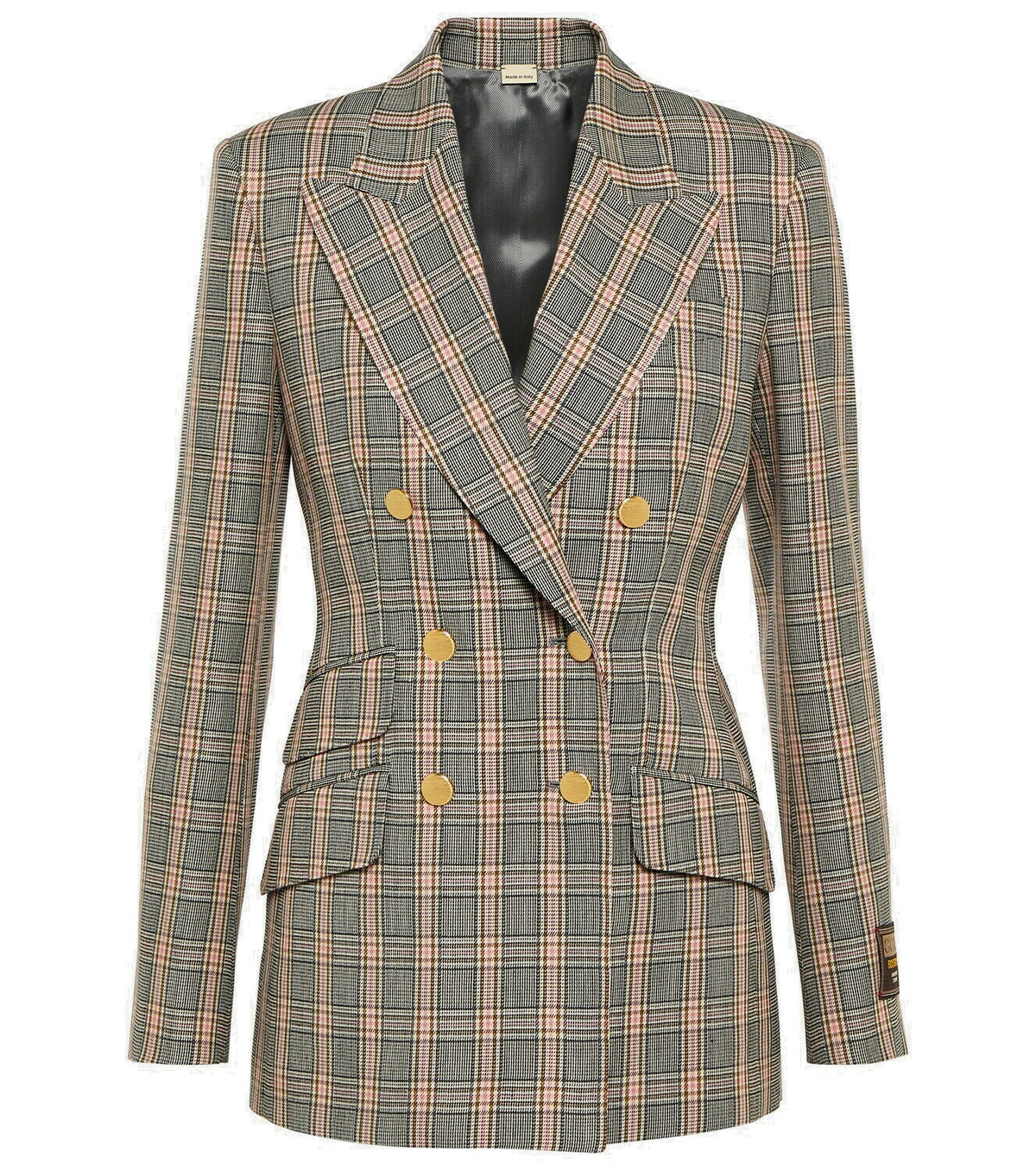 Gucci Double-breasted checked blazer Gucci