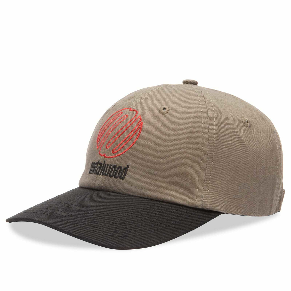 Metalwood Studio Men's Team Logo Dad Cap in Grey 