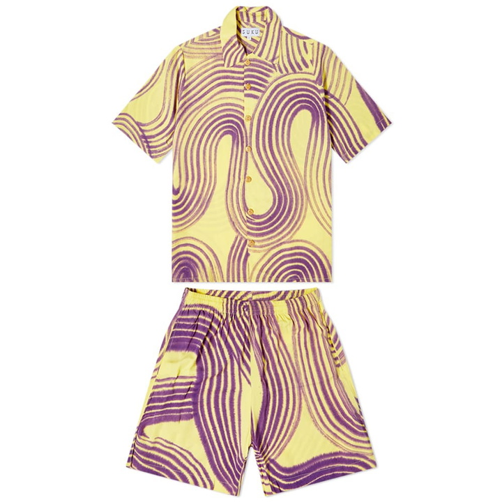 Photo: Suku Flux Print Short Sleeve Shirt & Trouser Set