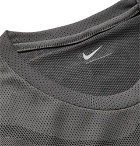 Nike x Undercover - GYAKUSOU Transform Convertible Dri-FIT Mesh and Ripstop Running Jacket - Dark gray