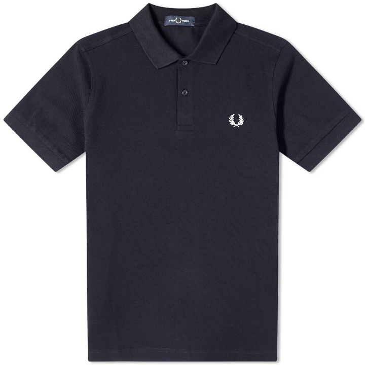 Photo: Fred Perry Authentic Men's Slim Fit Plain Polo Shirt in Navy