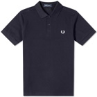 Fred Perry Authentic Men's Slim Fit Plain Polo Shirt in Navy