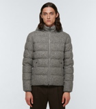 Herno - Grained jersey down jacket