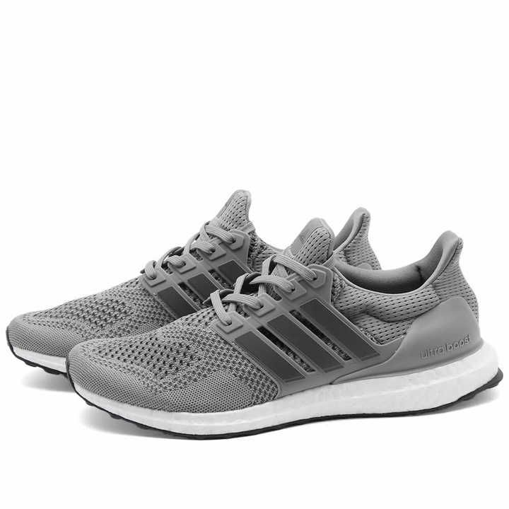 Photo: Adidas Men's Ultraboost 1.0 Sneakers in Grey/Core Black