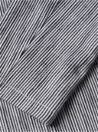 YMC - Scuttler Striped Cotton and Linen-Blend Blazer - Blue