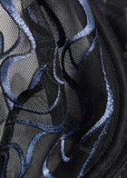 Wacoal Mayumi Embroidered Mesh Underwired bra Navy