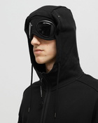 C.P. Company Sweatshirts   Hooded Open Black - Mens - Hoodies|Zippers