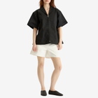 Jil Sander Women's Cargo Denim Shorts in Porcelain