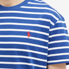 Polo Ralph Lauren Men's Stripe T-Shirt in Beach Royal/White