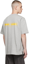 Solid Homme Grey Cotton T-Shirt