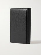Christian Louboutin - Rubber-Trimmed Full-Grain Leather Bifold Cardholder