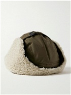 Snow Peak - Padded Ripstop and Faux Shearling Trapper Cap