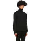 Z Zegna Black Wool Turtleneck