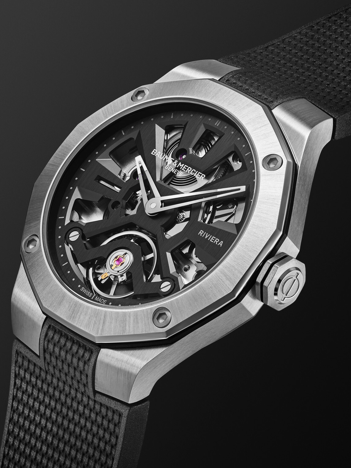 Baume & Mercier - Riviera Automatic Skeleton Stainless Steel Watch, Ref. 10721