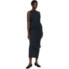 ISSEY MIYAKE Navy Allow Maxi Dress