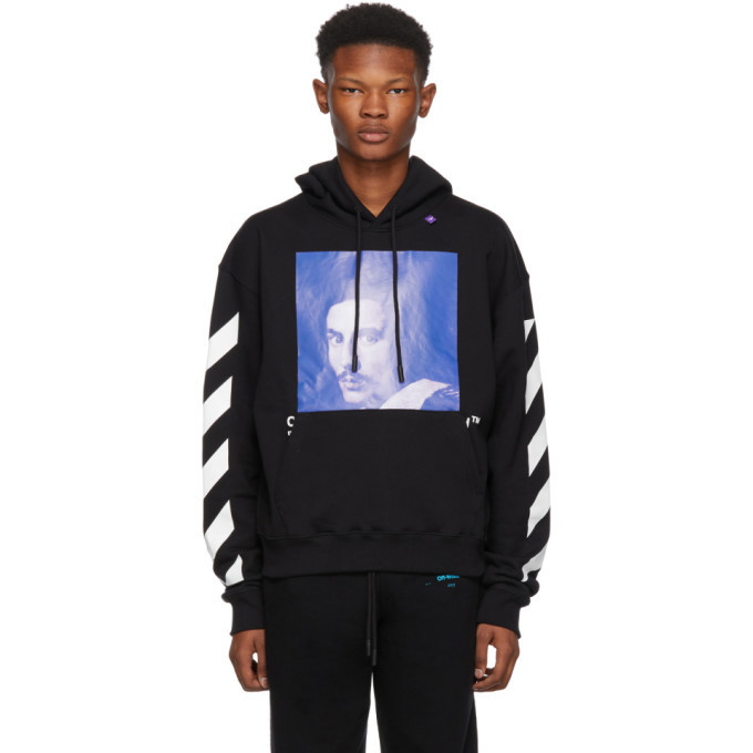 Photo: Off-White Black Diagonal Bernini Over Hoodie