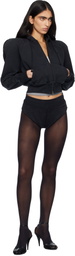 VETEMENTS Black Jersey Hot Shorts