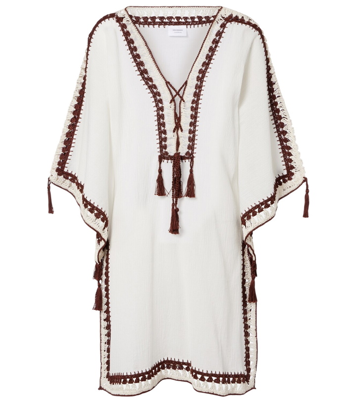 Photo: Anna Kosturova Crochet cotton kaftan