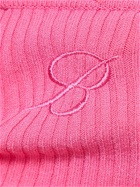 BLUMARINE - Off-the-shoulder Faux Fur Knit Top