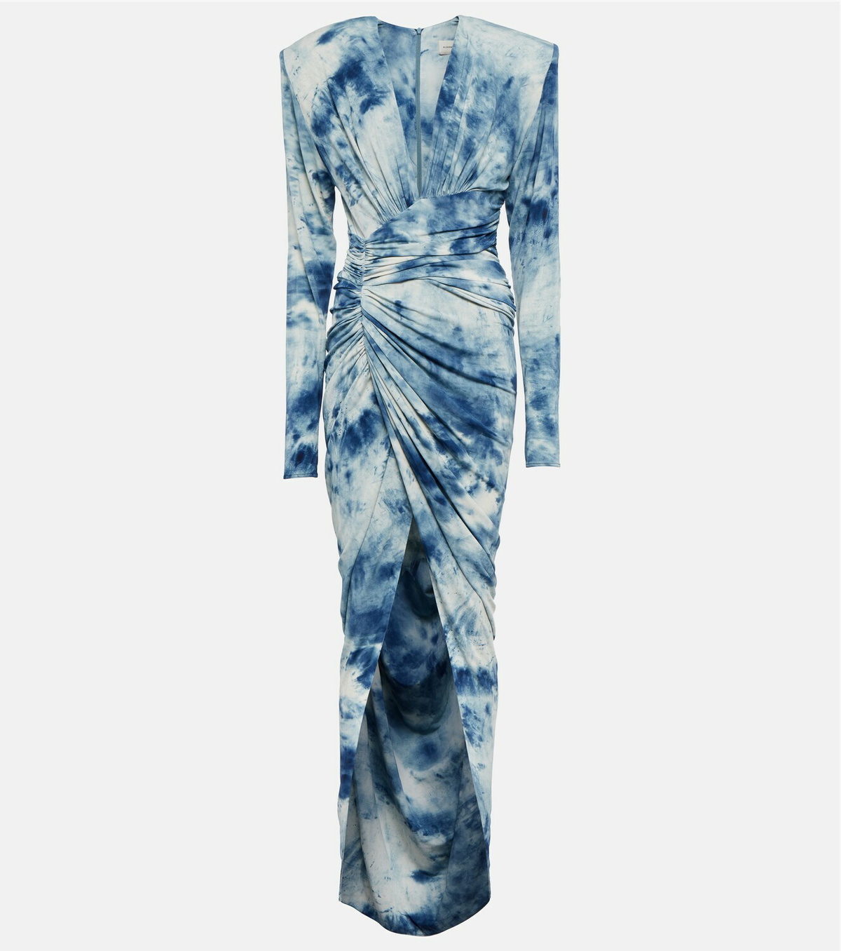 Alexandre Vauthier - Tie-dye printed draped maxi dress Alexandre Vauthier