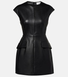 Sportmax Terfrite leather minidress