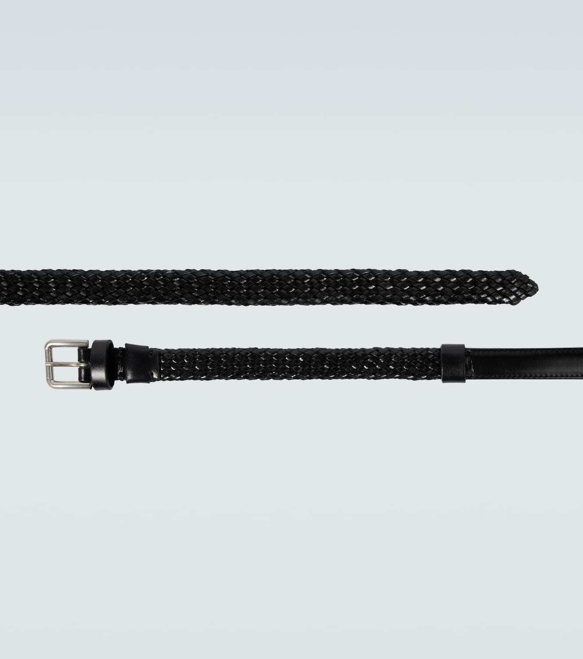 Dolce&Gabbana Braided leather belt
