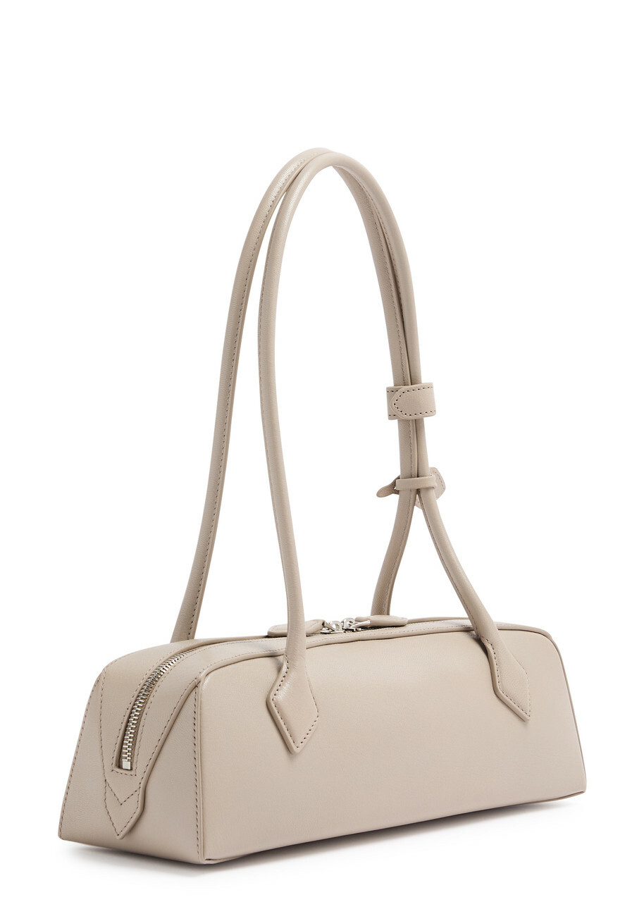 Alaïa Le Teckel Medium Grained Leather Shoulder bag - Taupe - One Size
