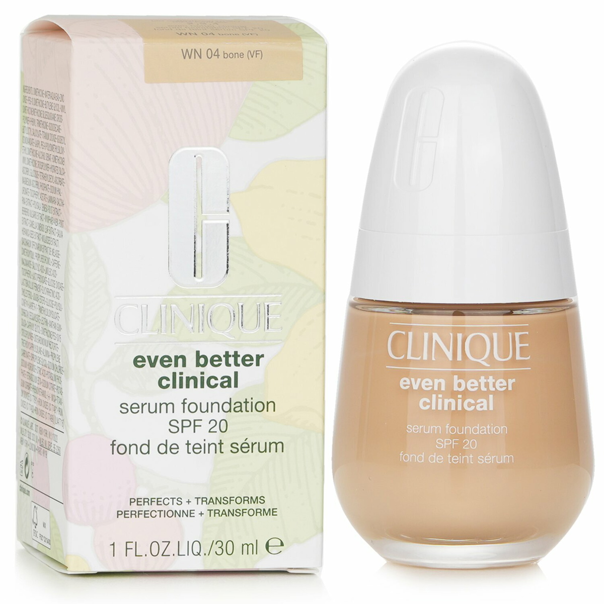 Clinique Ladies Even Better Clinical Serum Foundation SPF 20 1 oz # WN 04 Bone Makeup 192333078259