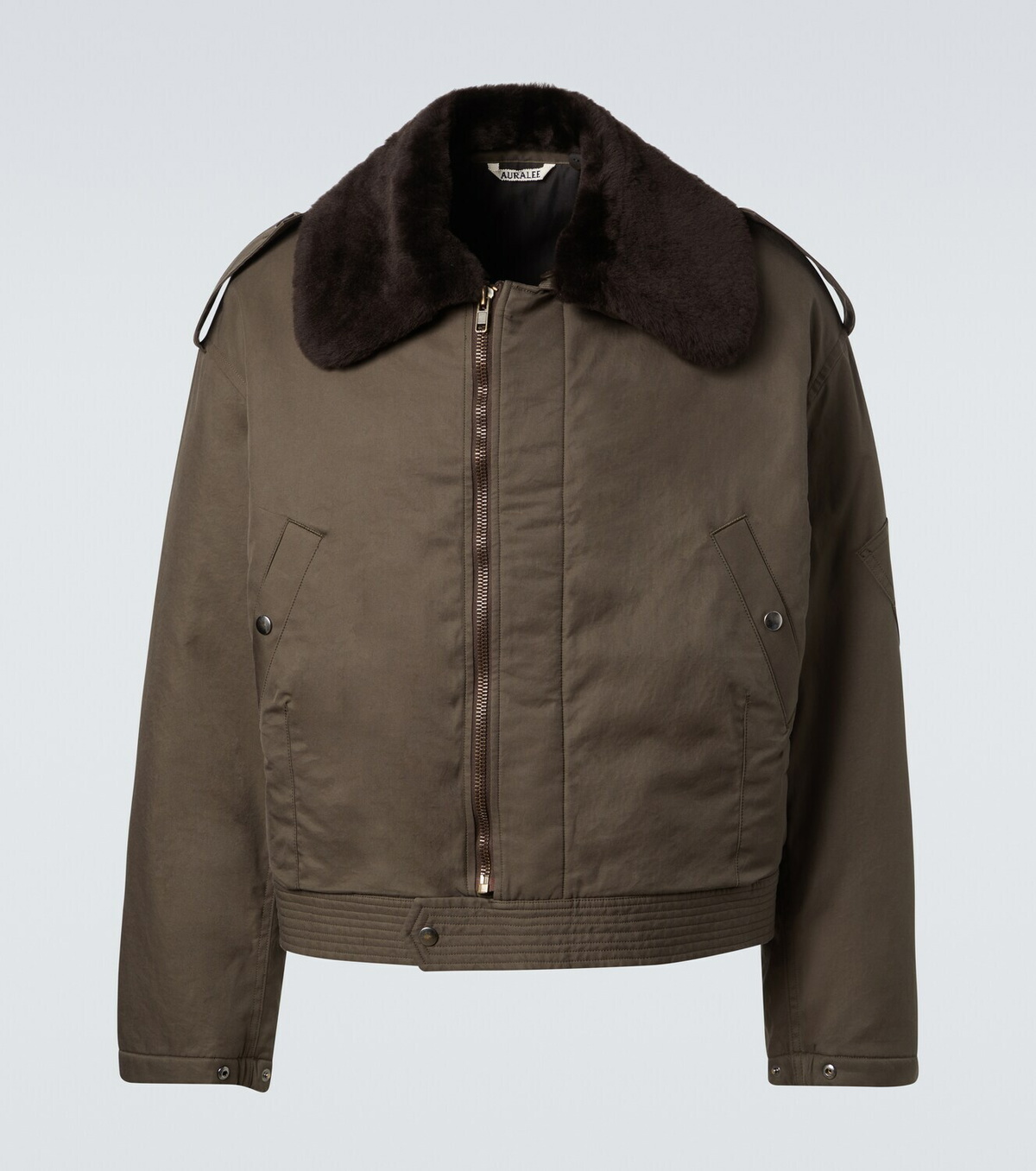 Auralee Cotton gabardine blouson jacket Auralee