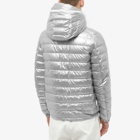 Moncler Men's Akinari Hooded Down Jacket in Silver